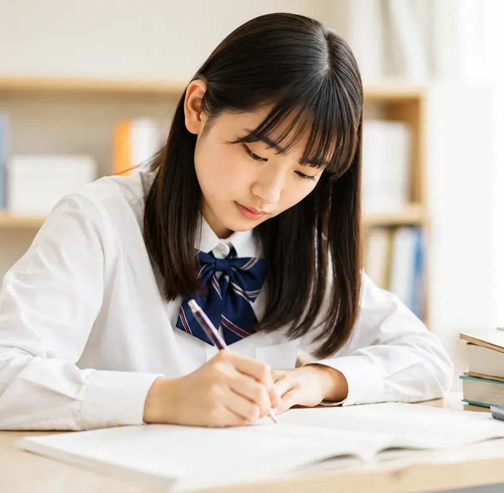 高校生の受験勉強の授業風景