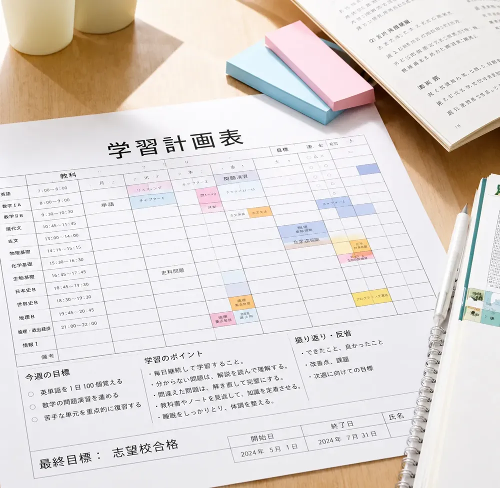 学習スケジュール