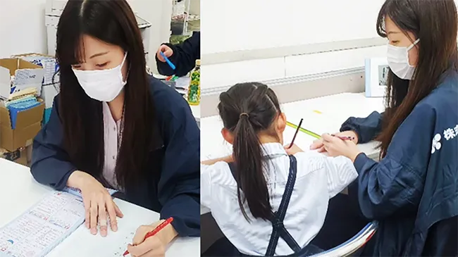 学校の宿題を平日毎日添削と解説をしてくれる志専塾・はちまき塾の講師陣