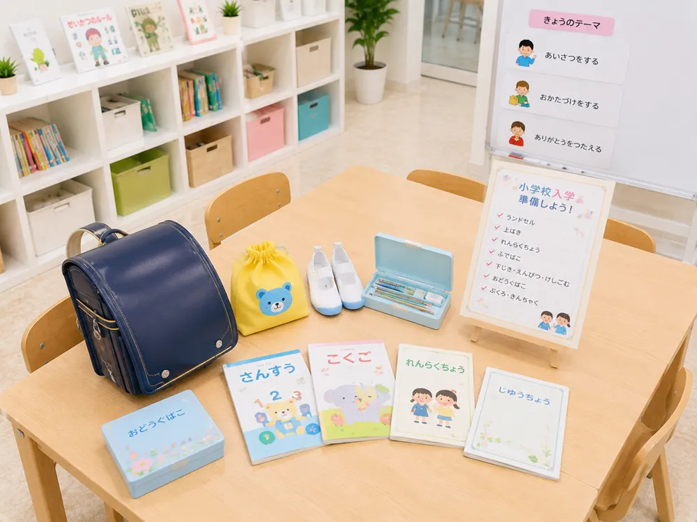小学校に入るための準備品